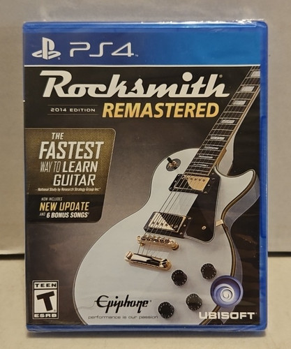 Ps4 rocksmith remastered 2014 - ps4,