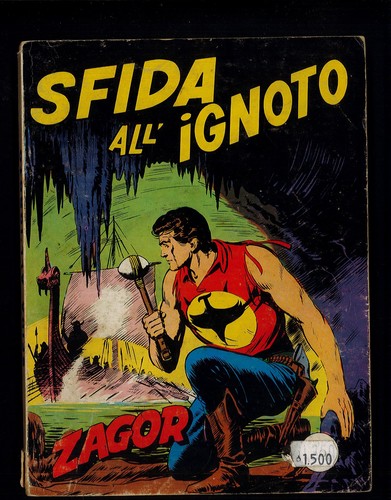 Zagor scritta rossa - scritta, n.63