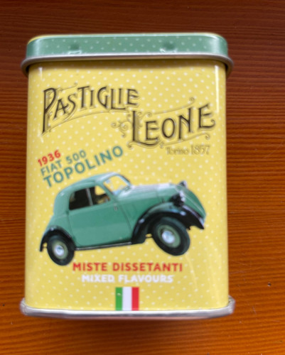 Scatola latta pastiglie - scatola, di