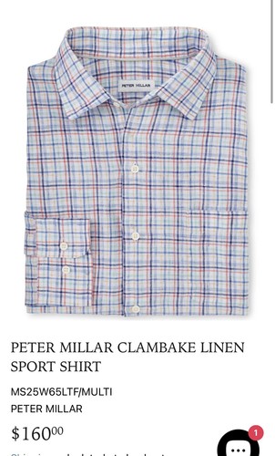 Camicia sportiva peter millar - camicia,