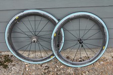 2 x Mavic Cosmic Carbonio Premium 700c Clincher fibra di carbonio 2 ruote