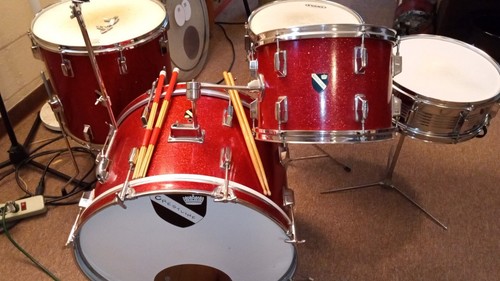 Batteria vintage crestline - vintage,