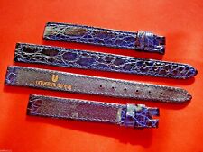 Lotto X2 cinturino STRAP fascia pelle blu UNIVERSAL GENEVE 12 mm orologio da ...