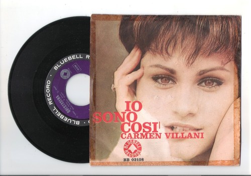 Carmen villani 45giri sono - villani=45giri=io,