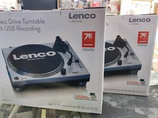 L-3809ME Giradischi LENCO trazione diretta codifica USB/PC Blu metallizzato
