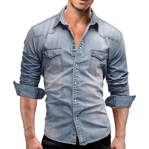 Camicie jeans denim uomo - , uk