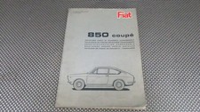 603.10.067 CATALOGO PARTI DI RICAMBIO CARROZZERIA PER FIAT 850 COUPE' 1 EDIZIONE