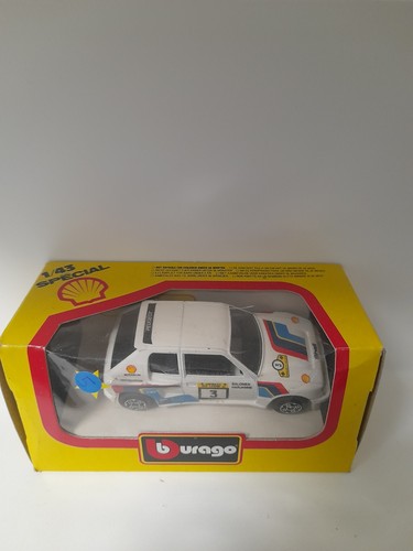 Burago promo shell peugeot 205 - promo,