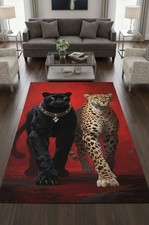 Tappeto zona leopardato per