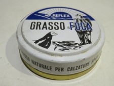 vecchia scatola REFLEX GRASSO DI FOCA Chimica Nova Milanese Vintage epoca piena