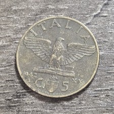1942 ITALY 5 Centesimi