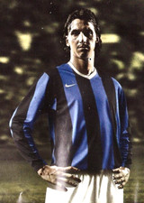 maglia calcio Nike Inter Stripe manica corta col. nero/azzurro tg. L