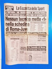 GAZZETTA DELLO SPORT 5 MARZO 1983 ROMA-JUVENTUS - BOLOGNA - PANATTA - UNCINI
