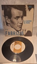FABRIZIO DE ANDRE', LA GUERRA DI PIERO (Karim 1966) 45 giri ottimo EX/NM