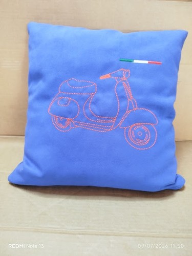 Cuscino arredo blu con - d'arredo,