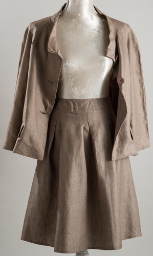 Ensemble lin tailleur jupe - tailleur,