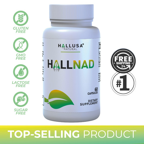 Hallusa natural nad - nad+, 100mg
