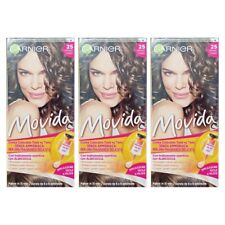 3 pezzi GARNIER MOVIDA Crema Shampoo Color con albicocca 25 Castano Chiaro