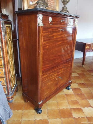 Secretaire mogano - secretaire,