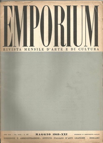 Emporium rivista mensile - emporium, :