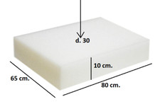 Gommapiuma Spugna 80x65x10