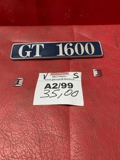Scritta GT 1600 per LANCIA