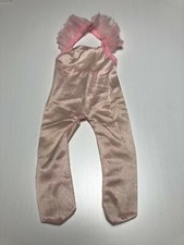 Barbie abiti vintage tuta anni 80 anni 90 tutina danza rosa antico con tulle