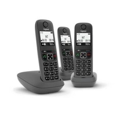 TELEFONO CORDLESS GIGASET AS490 TRIO NERO (L36852-H2810-K143)