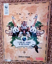 IL GIRO DEL MONDO IN 180 FIGURINE - WWF 2011 - COMPLETO iniziativa COOP