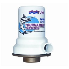Rule 209B Vasca Del Vivo Aeratore Pompa Acqua 1600GPH 12V Bronzo Base 1 " X 1-1