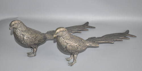Vogelpaar skulptur figur - vogelpaar,