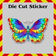 Adesivo farfalla geometrico