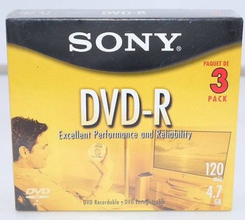 Sony accucore dvd - sony, dvd-r