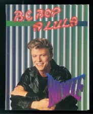 QUADERNO RACCOGLITORE AD ANELLI BE BOP A LULA DAVID BOWIE ANNI '80 MUSICA ROCK