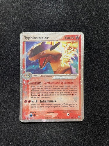 Carta pokémon typhlosion - pokémon,