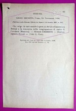 CAVRIANA(MN)-REGIO DECRETO