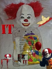 Costume IT Clown Pagliaccio Maschera Pennywise Completo 