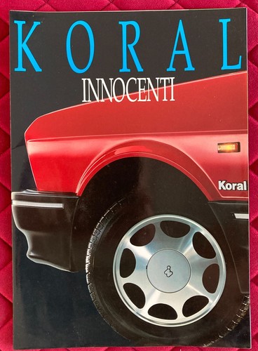 Depliant innocenti koral 1991 - innocenti,