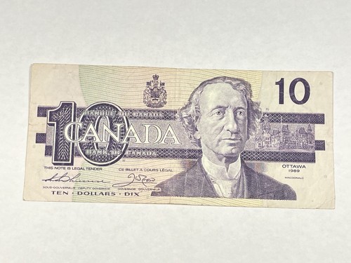 Banconota canada dollari - canada, 10