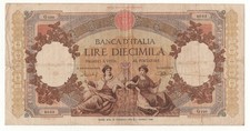 10000 LIRE  REPUBBLICHE MARINARE REGINE DEL MARE DECR  10 - 02 - 1949