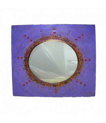 Specchio soizick sole tela - sole,