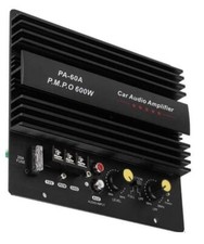 MODULO AMPLIFICATO AMPLIFICATORE DIGITALE DA INCASSO AUTO SUBWOOFER 12V 600W MAX