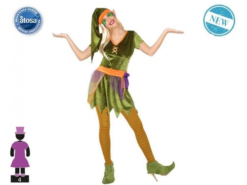 Atosa 56495 costume - atosa, elfo