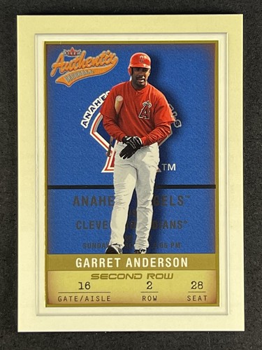 Garret anderson 2002 fleer - anderson,