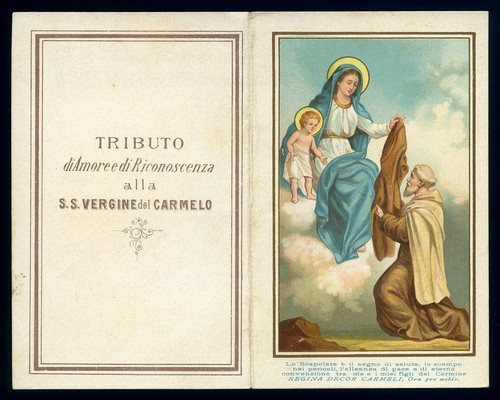 Santino cromo holy card - santino,