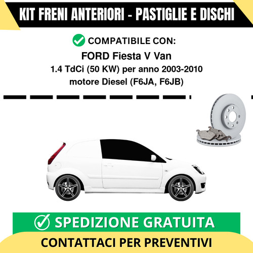 Kit freni anteriori - freni, (pastiglie