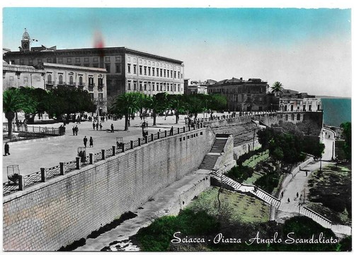 Sciacca piazza - (agrigento).,
