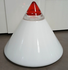 RIO Vetro Murano LEUCOS Plafoniera Lampada Vintage Anni 60 Modernariato 35x30cm