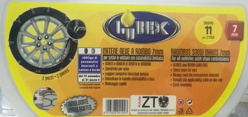 Catene neve ingombro 7mm - ingombro,