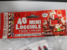 Serie Lineare 40 miniluci luce fissa mt 3.5 multicolore uso interno EuroNatale